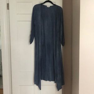 Blue duster